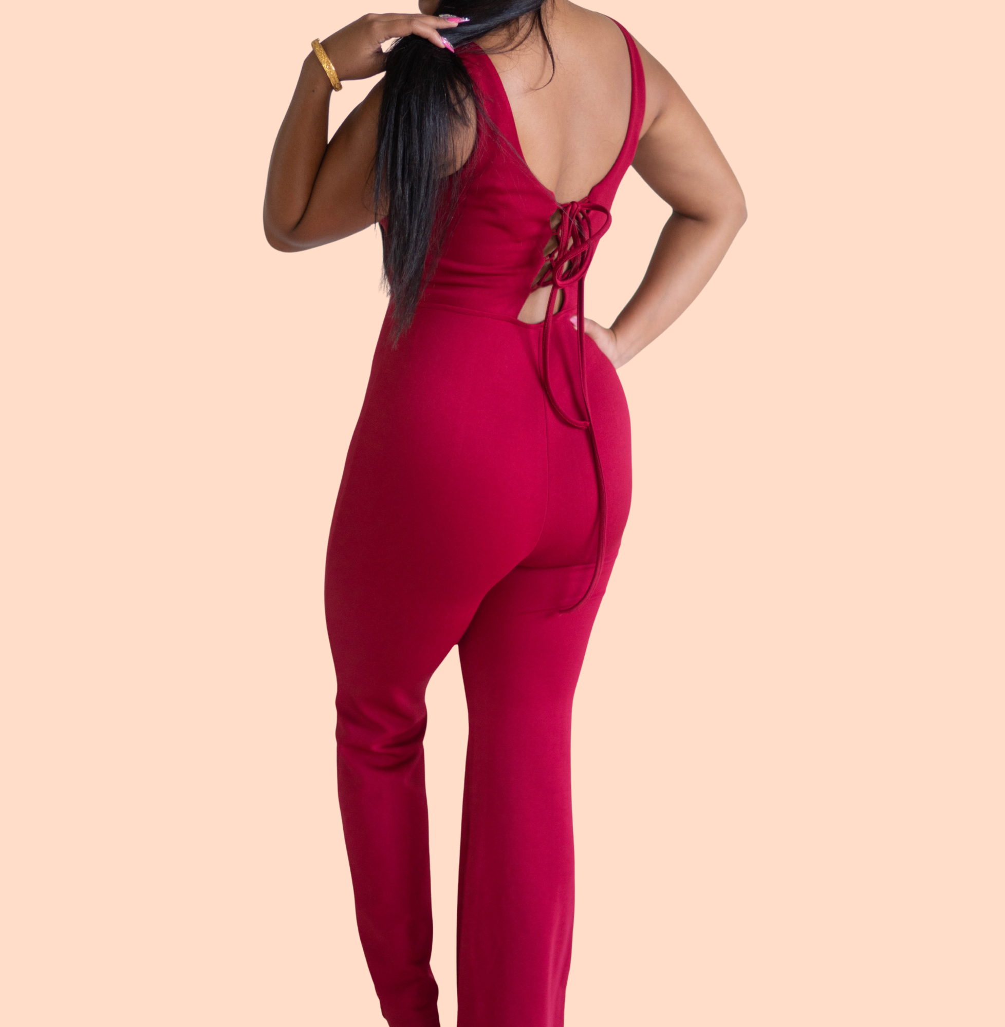 Chelsea - Open Back Jumpsuit